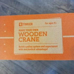 KiwiCo Tinker Crate Wooden Crane